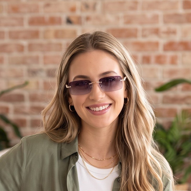 Model wearing Prowl Dusk sunglasses