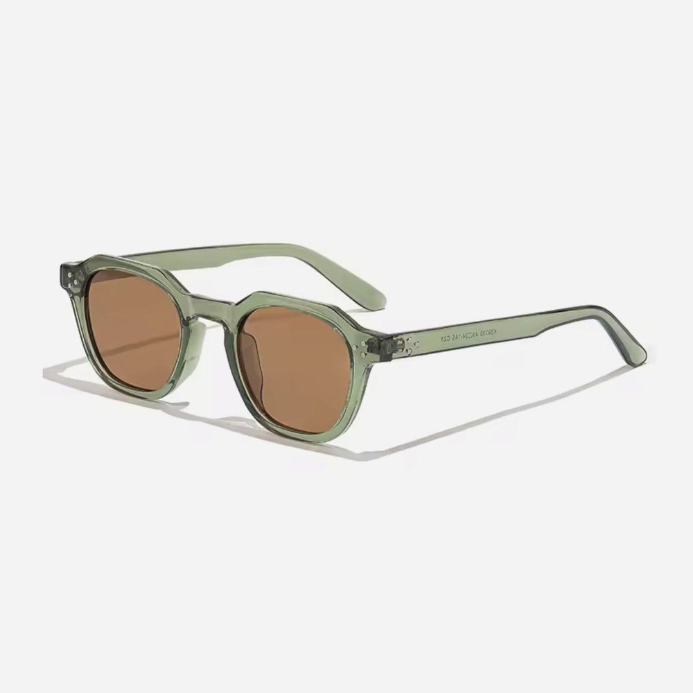 Haven Sage classic square sunglasses with amber lenses